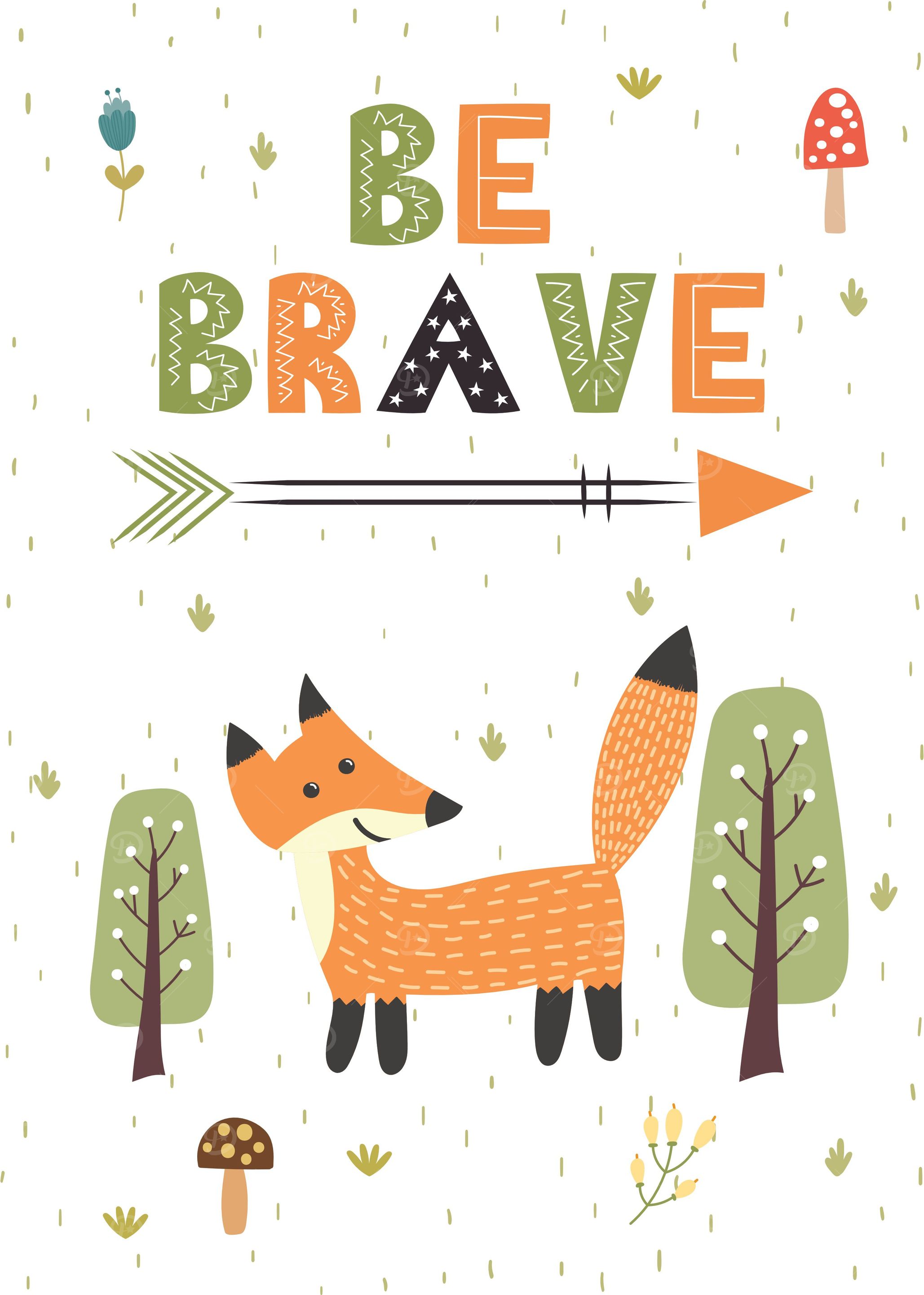 Be Brave Fox Forest Kids