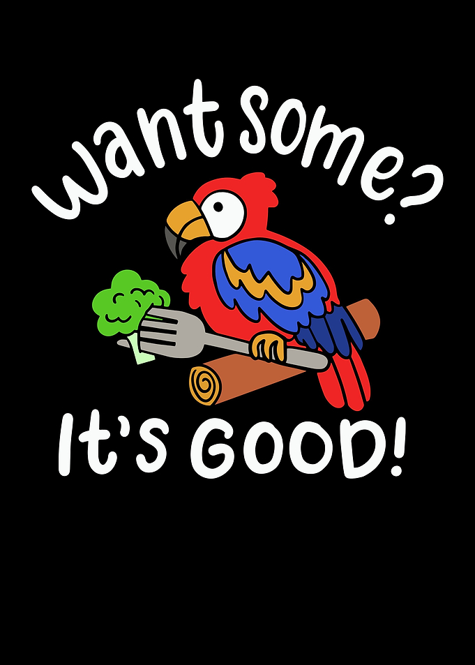 Gray Parrot I Do Whatever