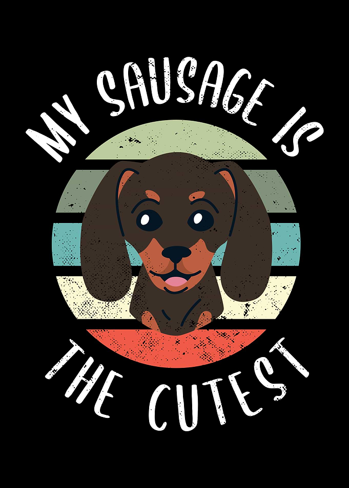 Cute Sausage Dog Gift