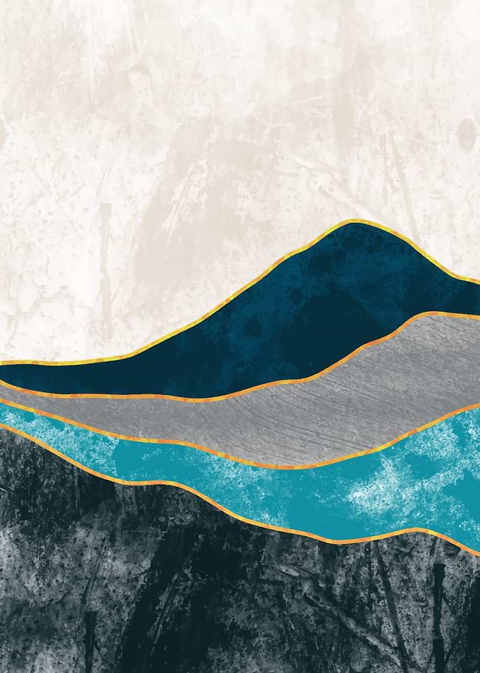 Abstract mountain