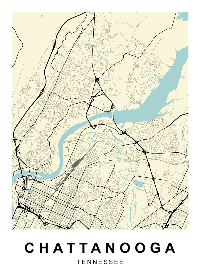 Chattanooga City Map
