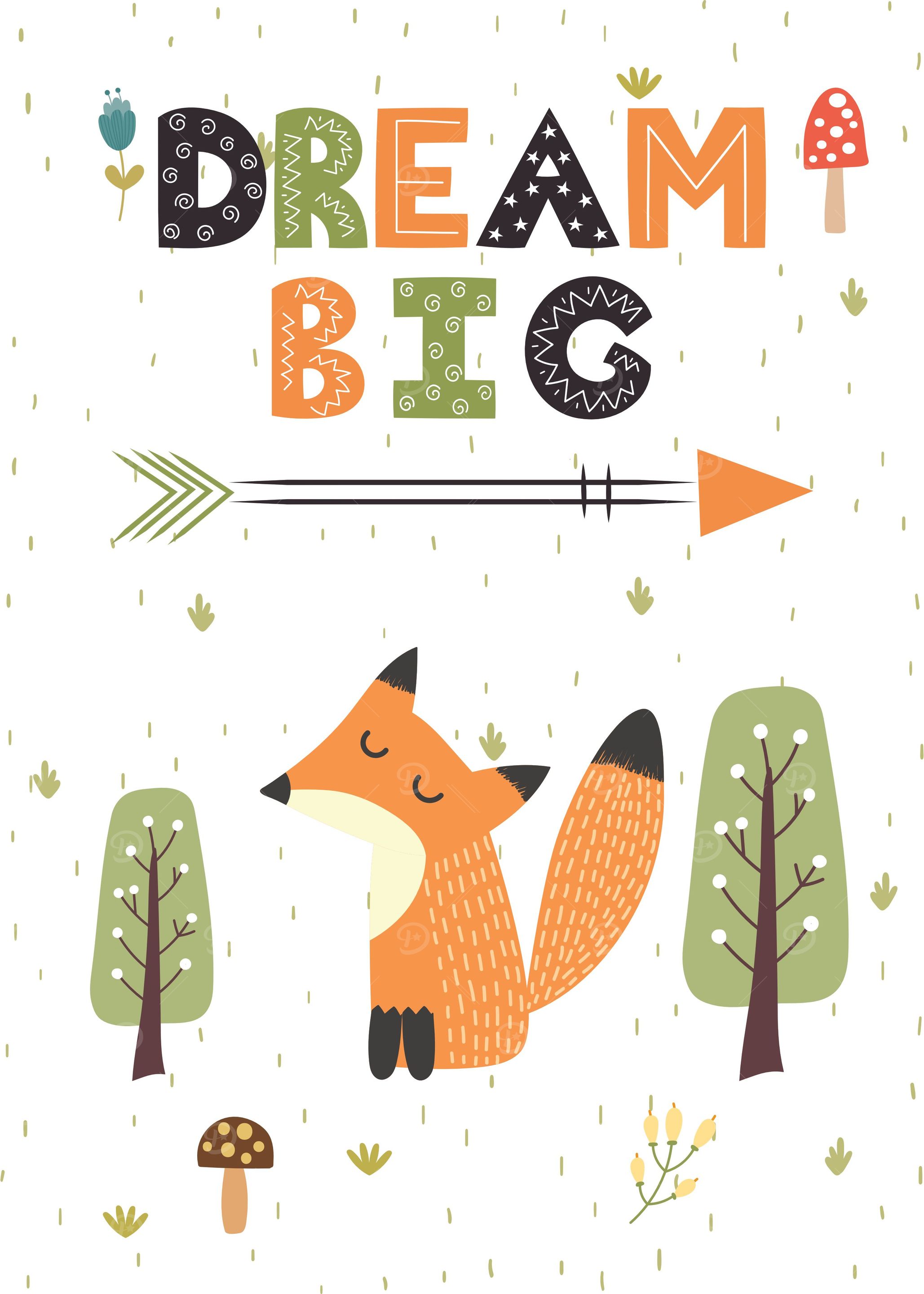 Dream Big Fox Forest Kids