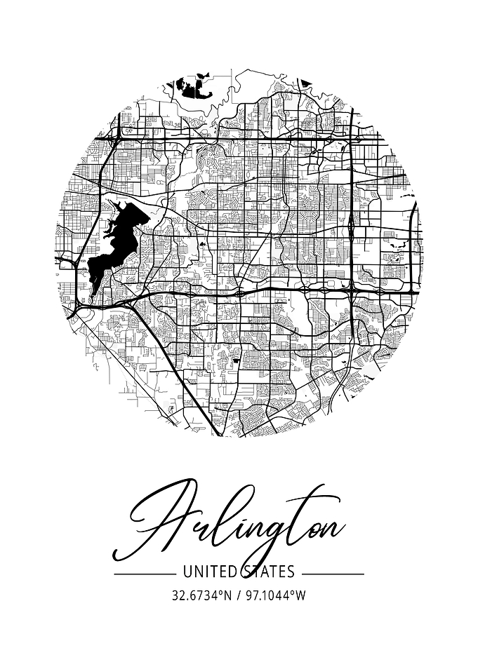 Arlington Area City Map
