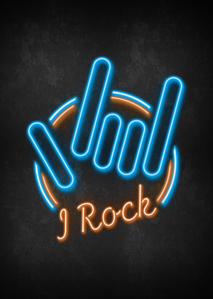 I Rock Neon Sign
