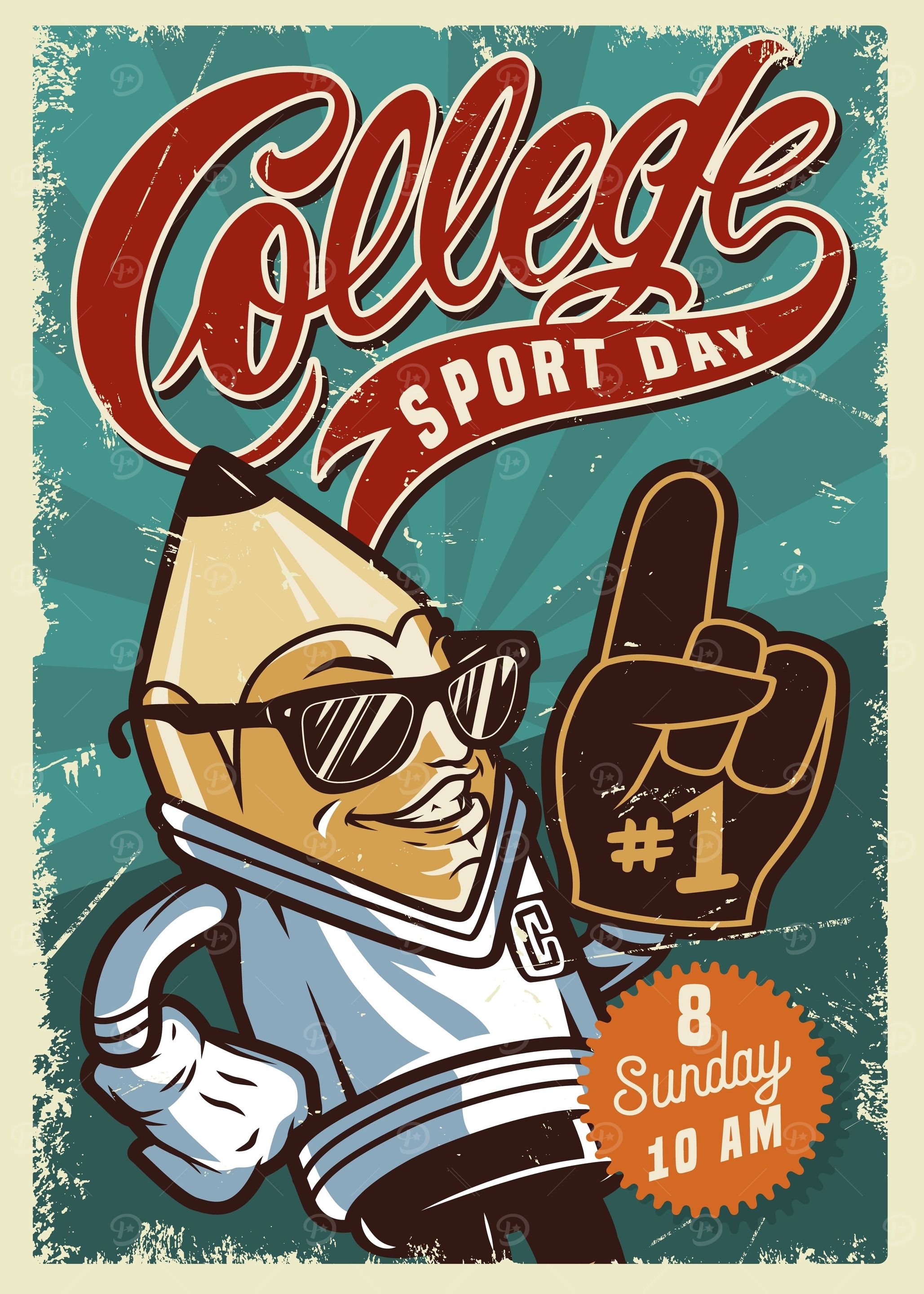 College Vintage Poster 09