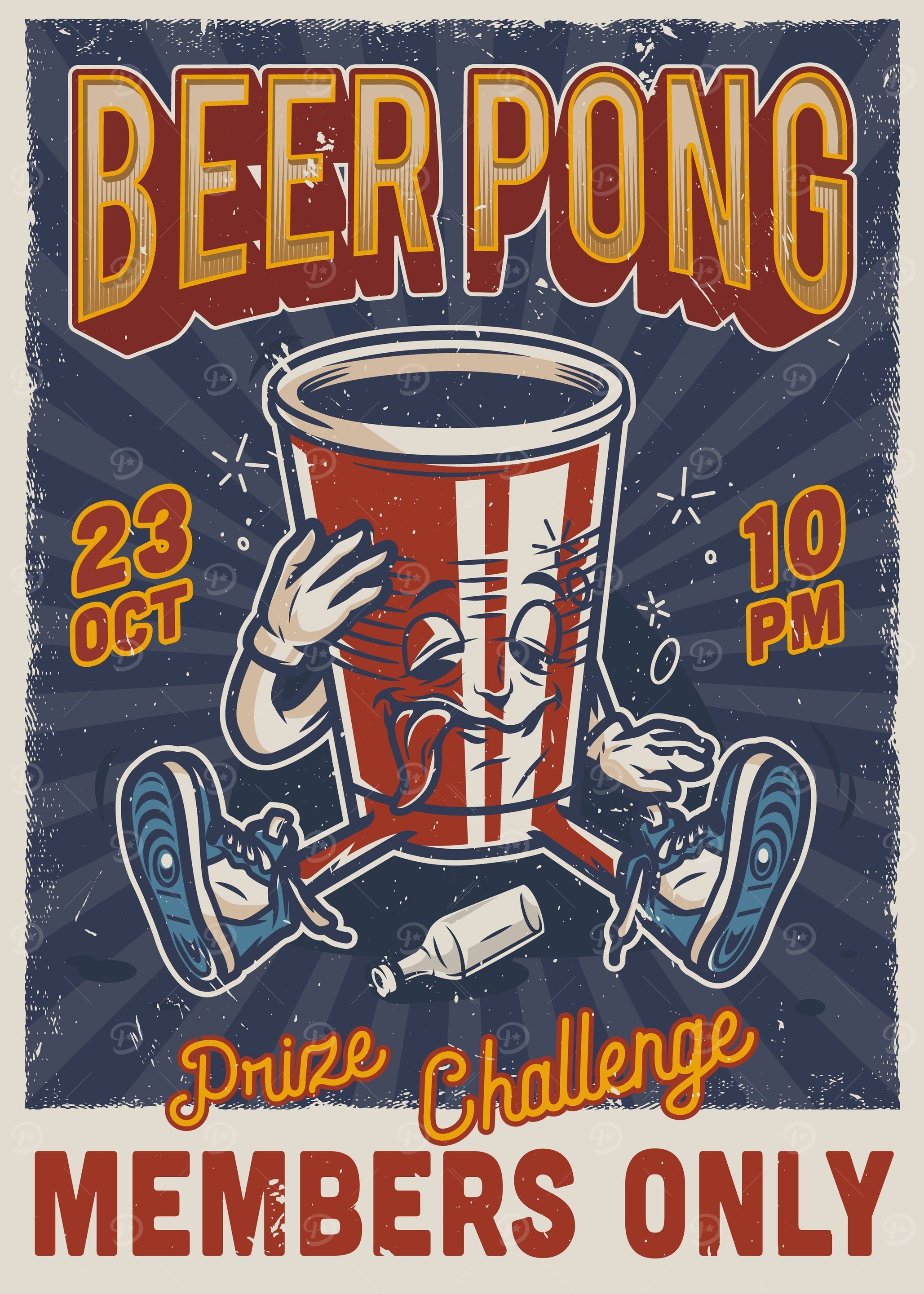 College Vintage Poster 01
