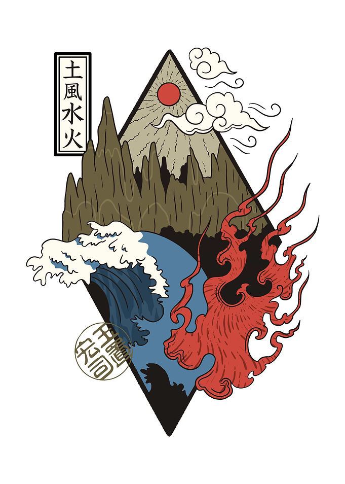 Japanese Four Elements