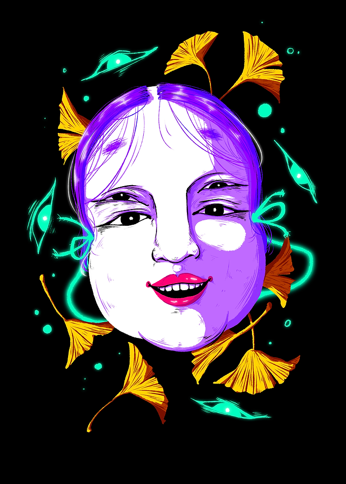 Noh Mask NEON