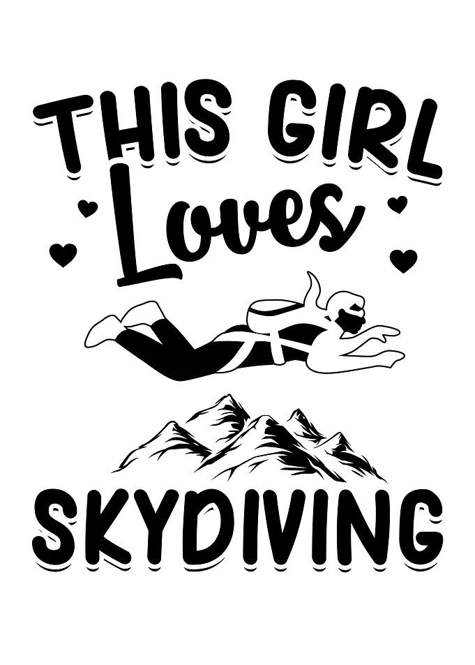 Skydiving Girls Gifts