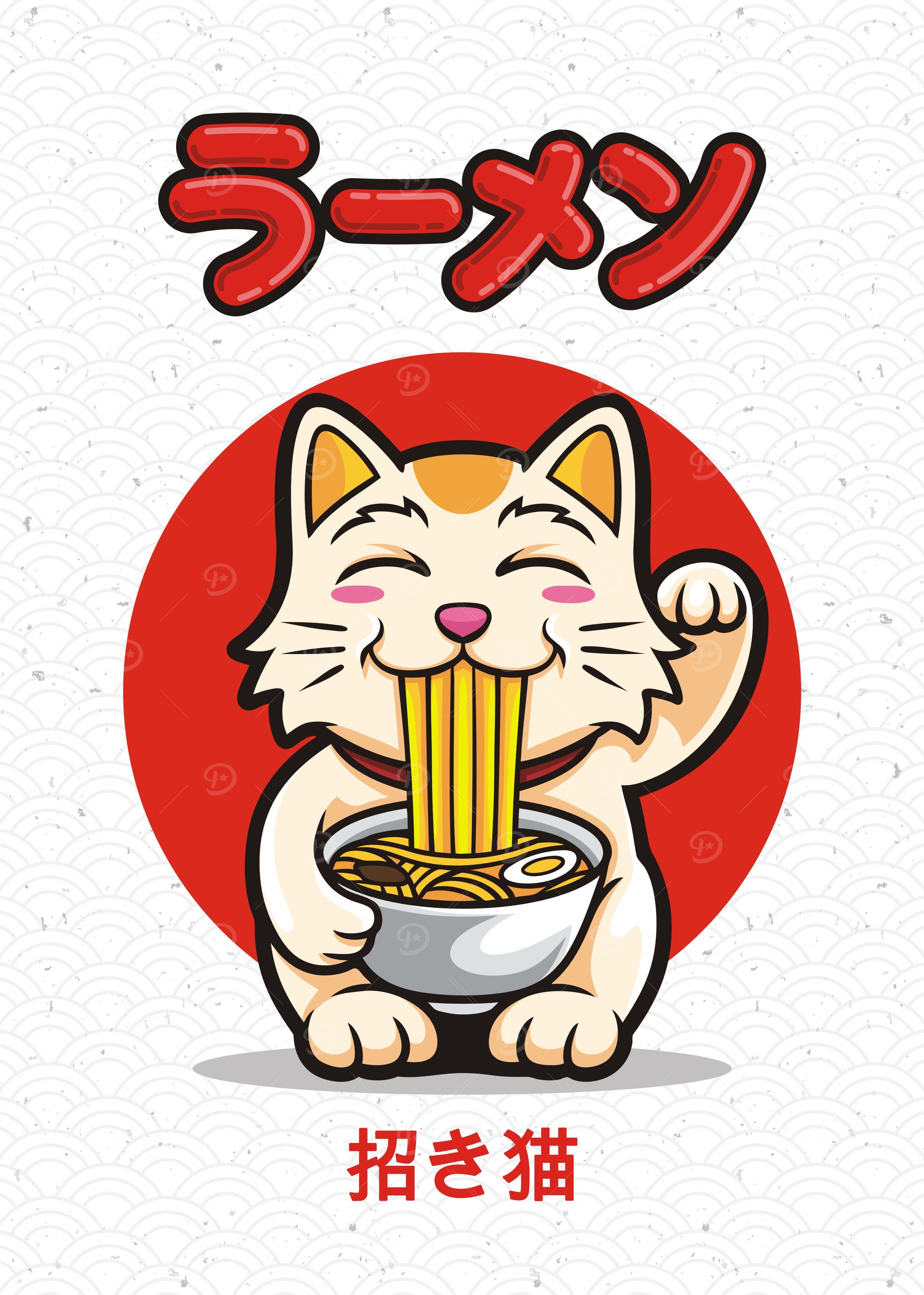 Kawaii Ramen Maneki Neko