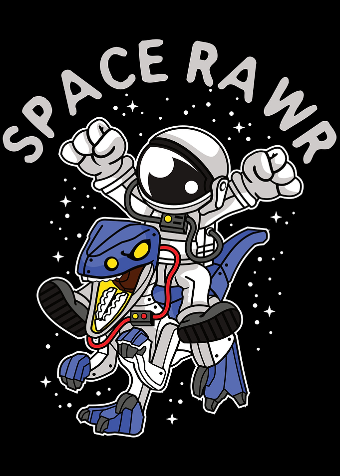 Space Rawr Astronaut