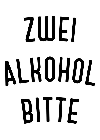 saufen Geschenk