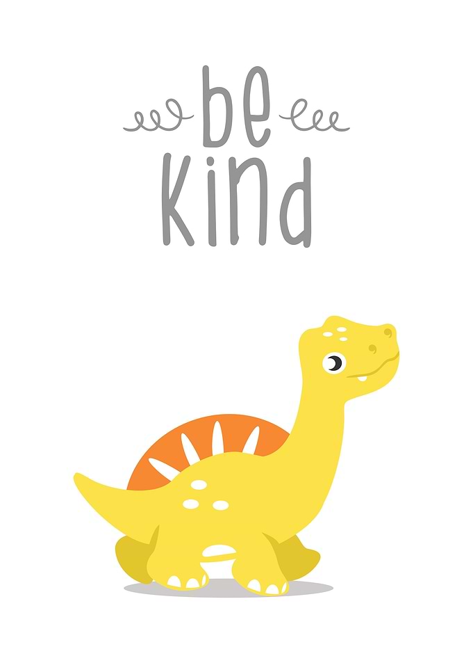 Be Kind Dinosaur Dino