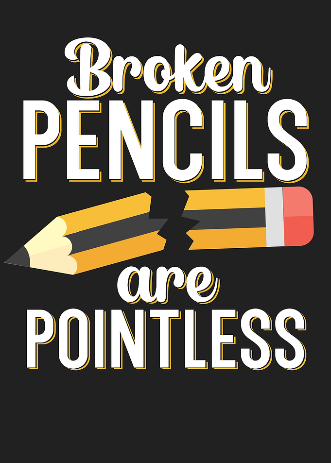 Broken pencils author