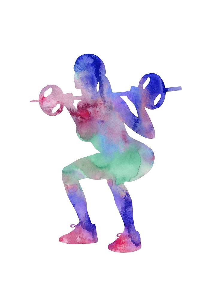 Female weightlifter