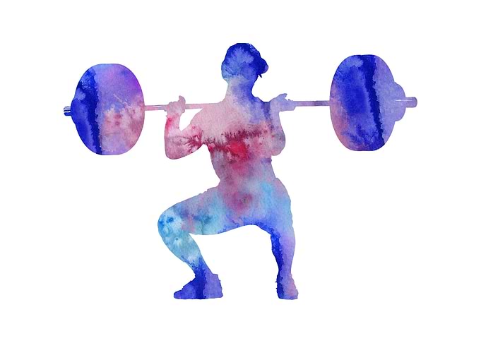 Female weightlifter