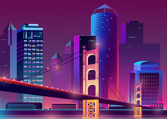 The night city