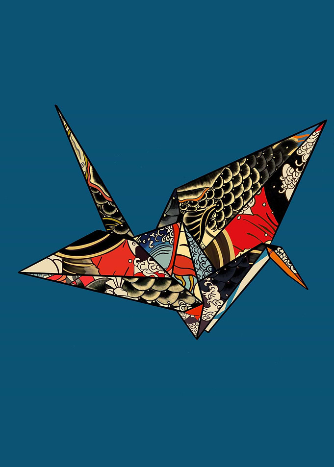 Origami Japan Bird