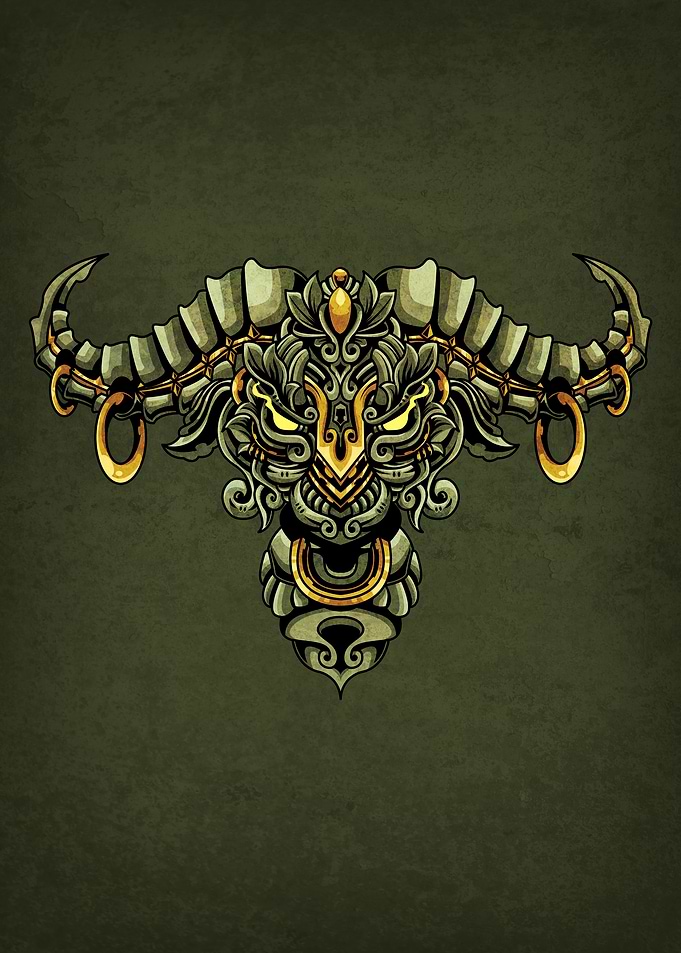 Ornamental Bull