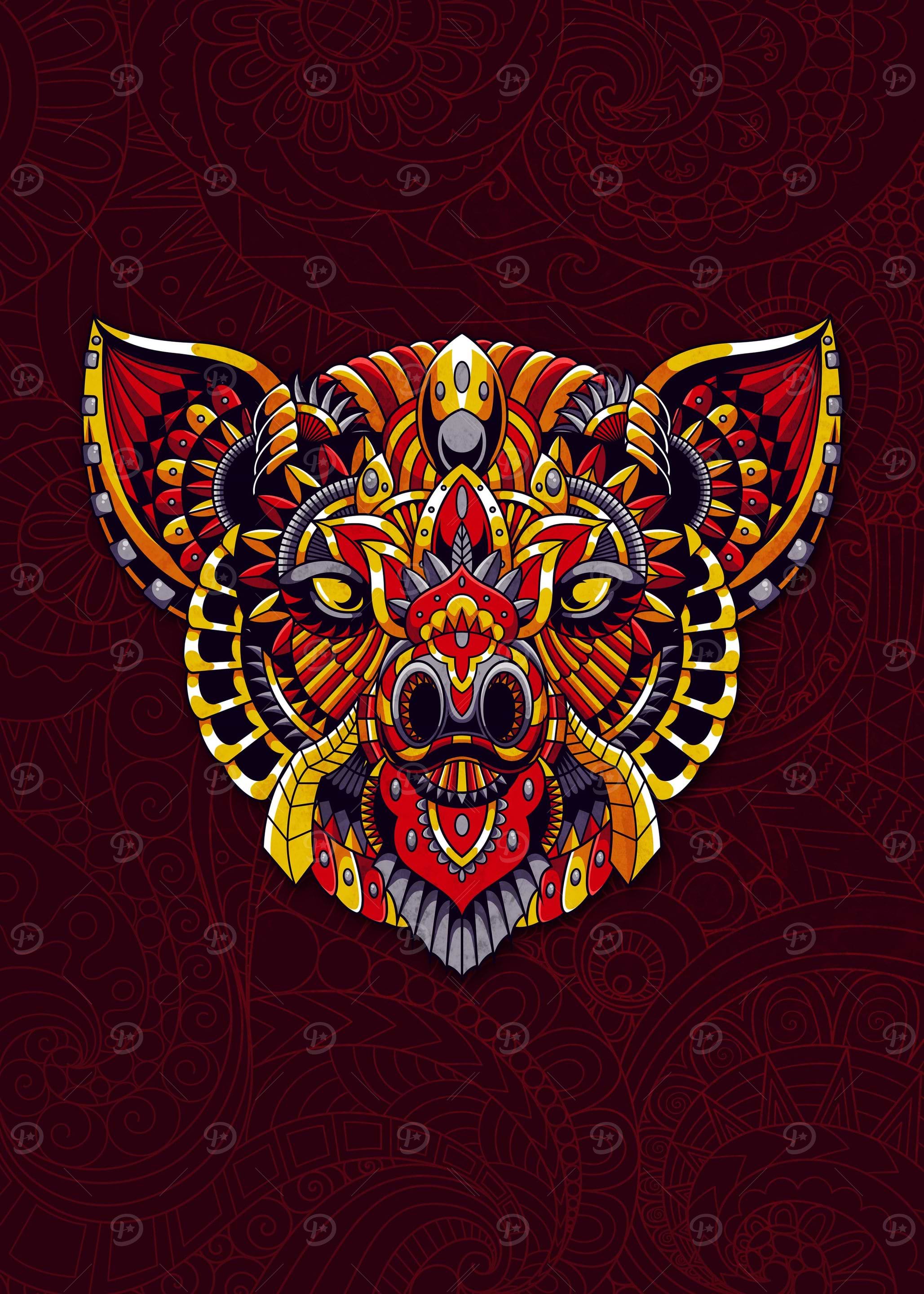 Mandala Pig