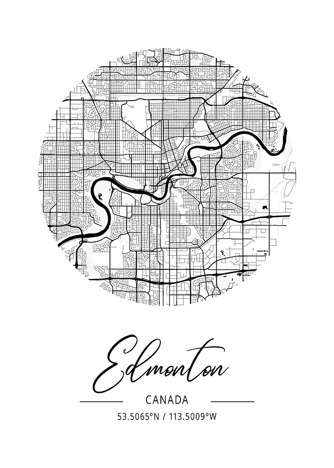 Edmonton Area City Map