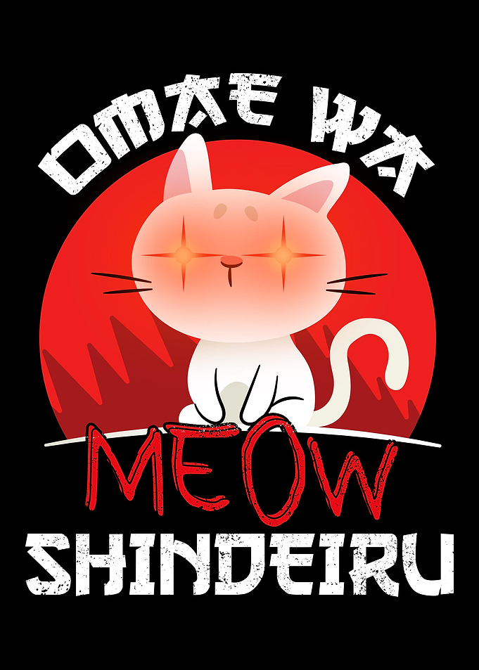 Omae Wa Mou Shindeiru Cat
