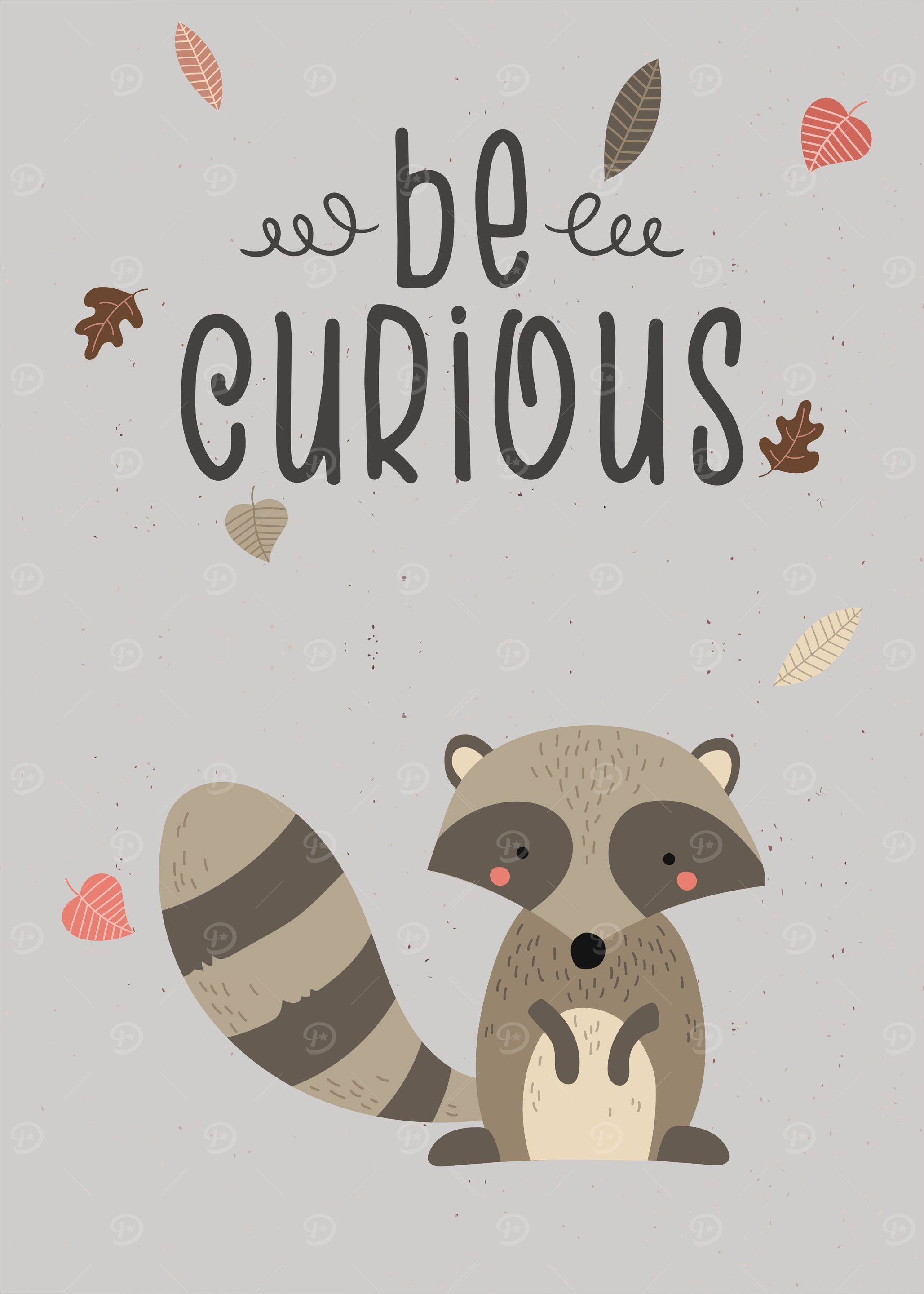 Be Curious Raccoon