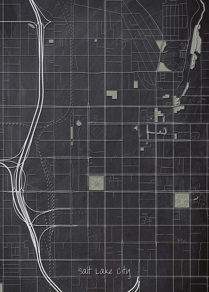 Salt Lake City Downtow Map