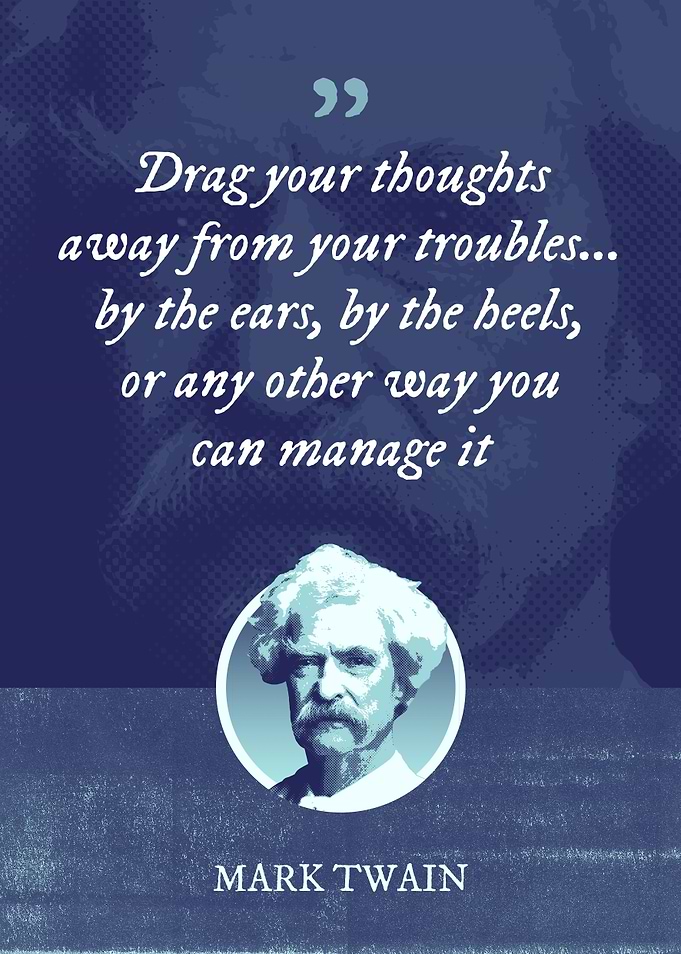 Drag your thoughts away