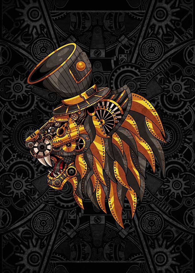 Steampunk Lion