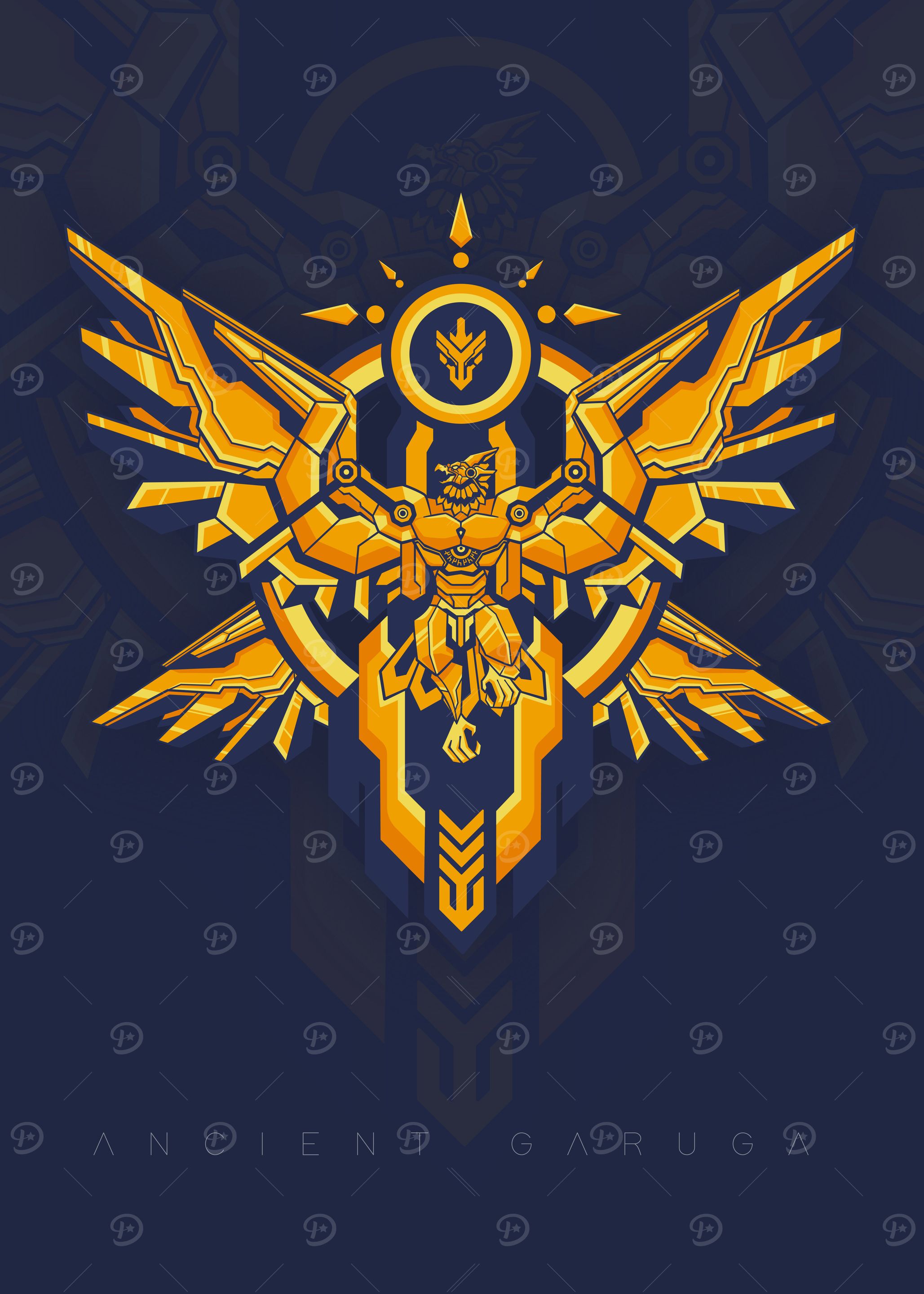 Ancient Garuda eagle