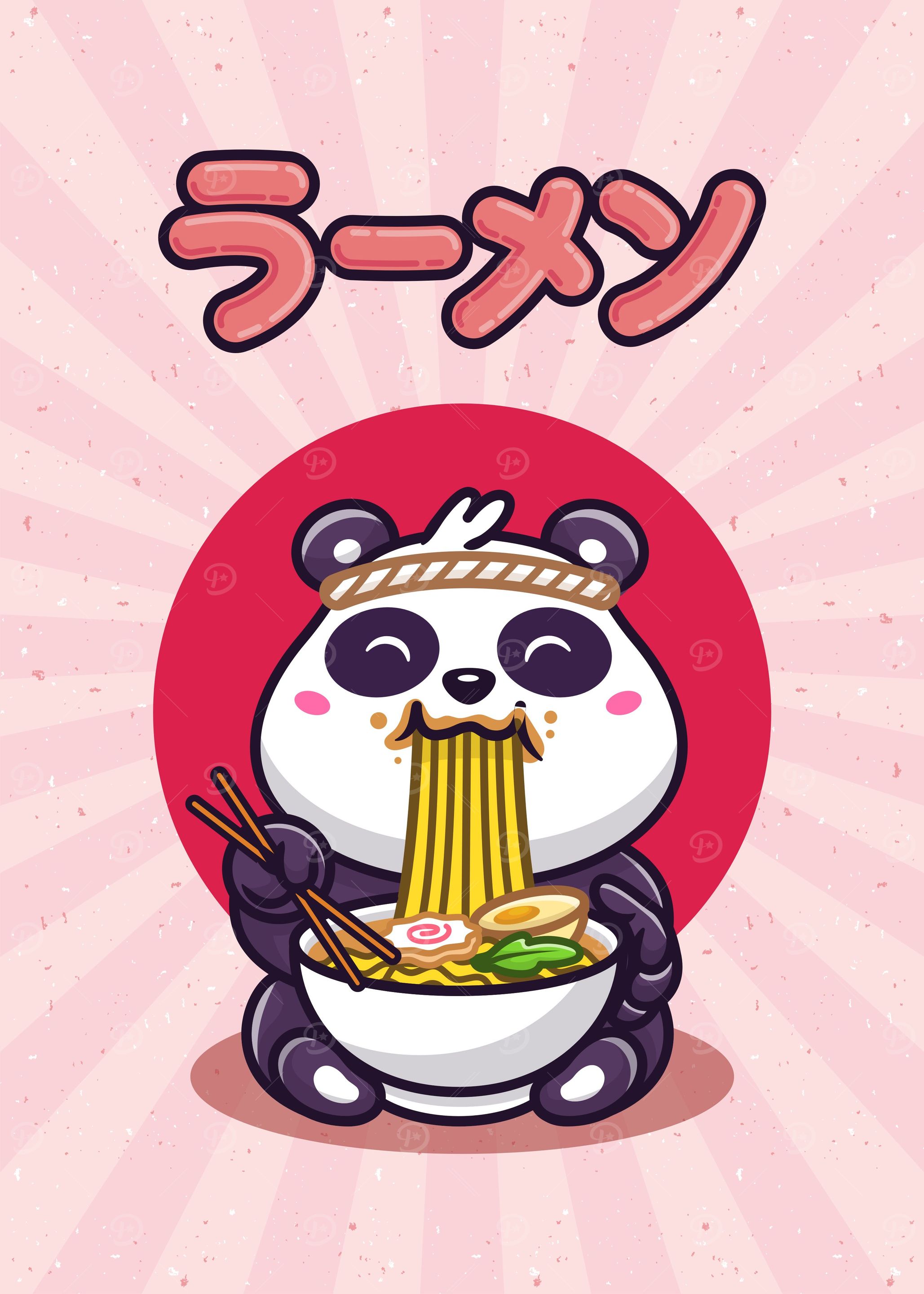 Kawaii Ramen Panda
