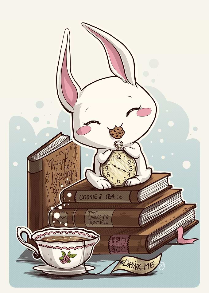 Books Rabbits and Tea