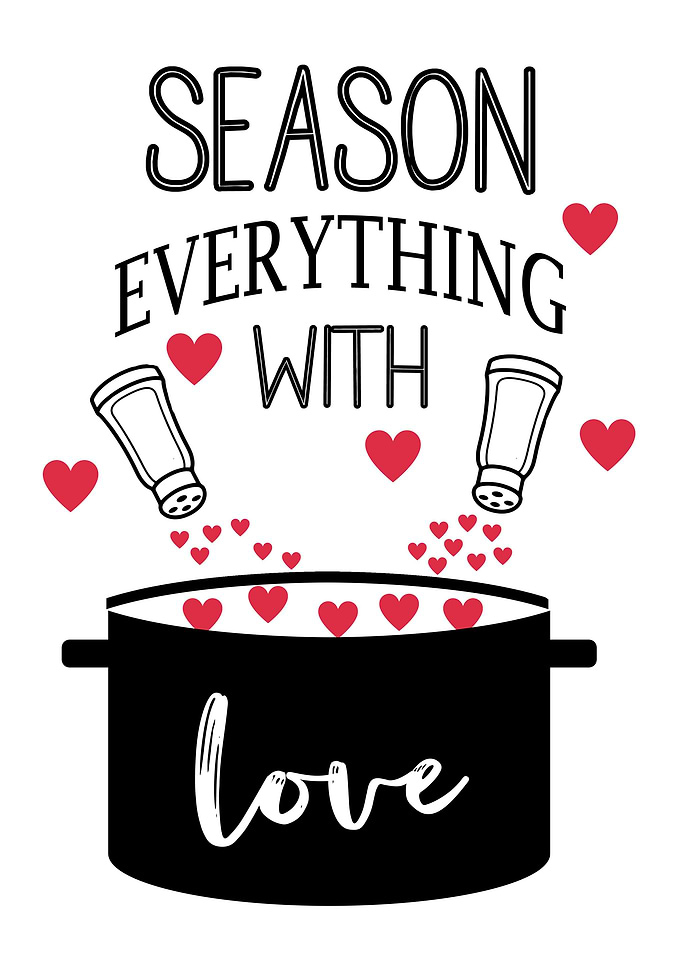 KITCHEN SEASON LOVE RED