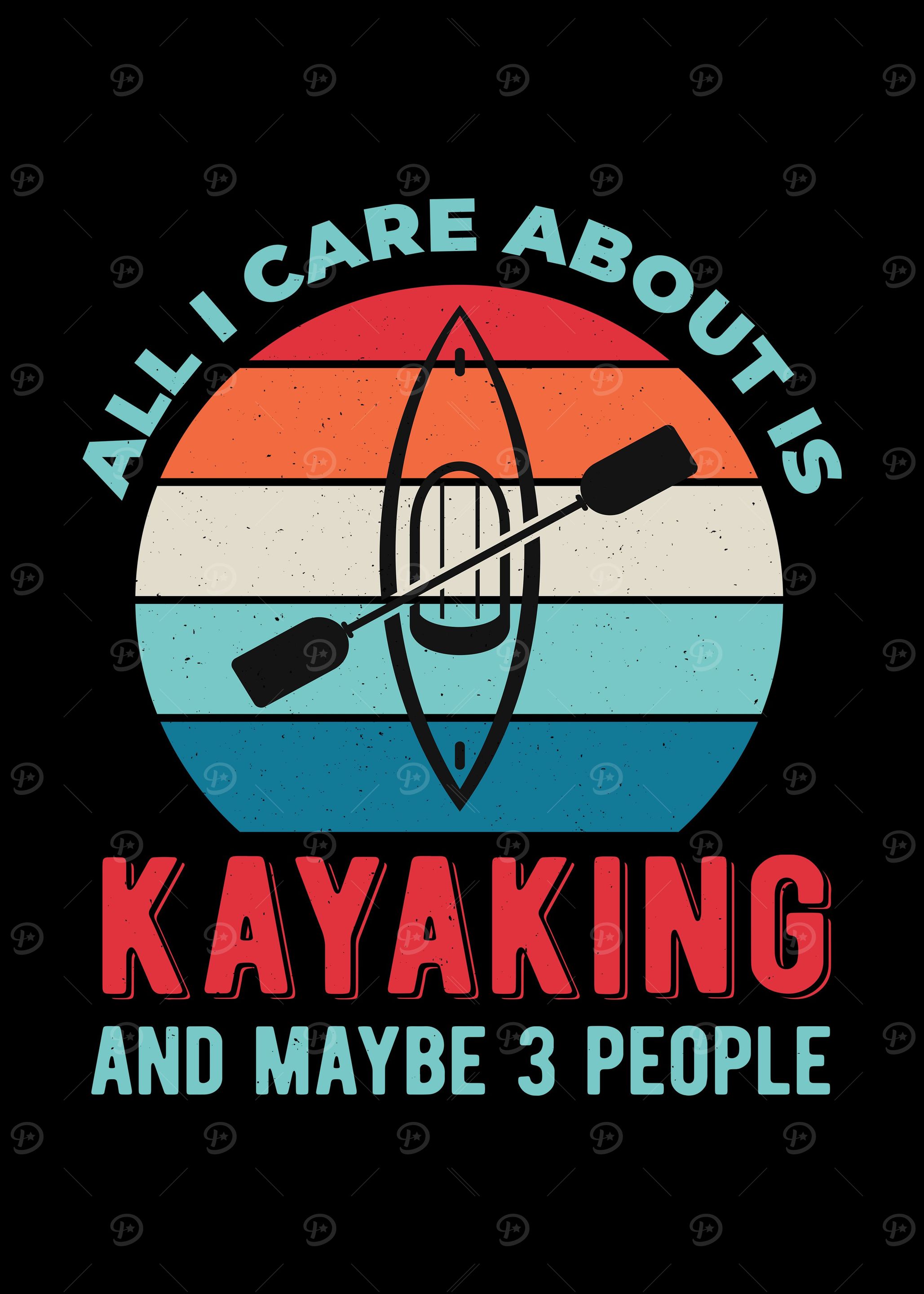 Kayaking Funny Kayaker