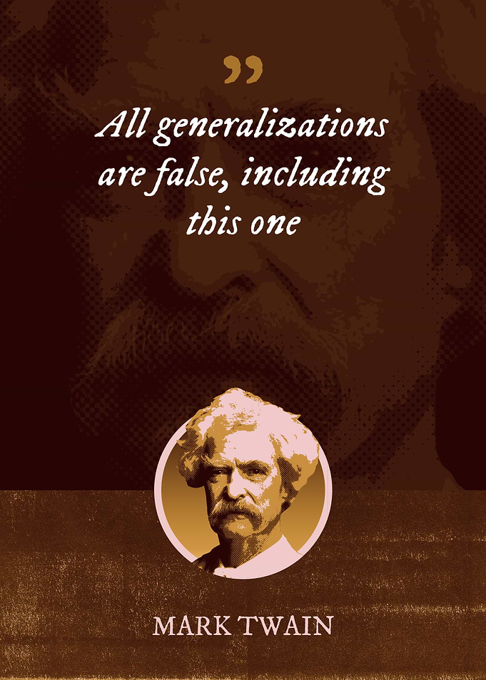 All generalizations are