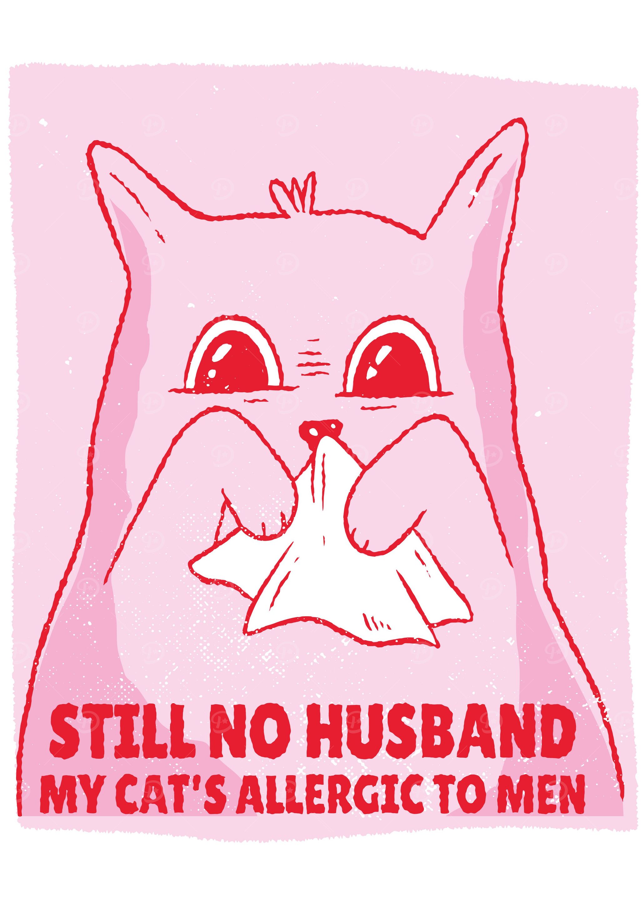 Allergic Cat Funny