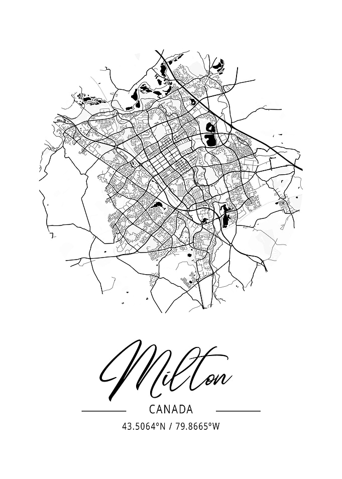 Milton Area City Map
