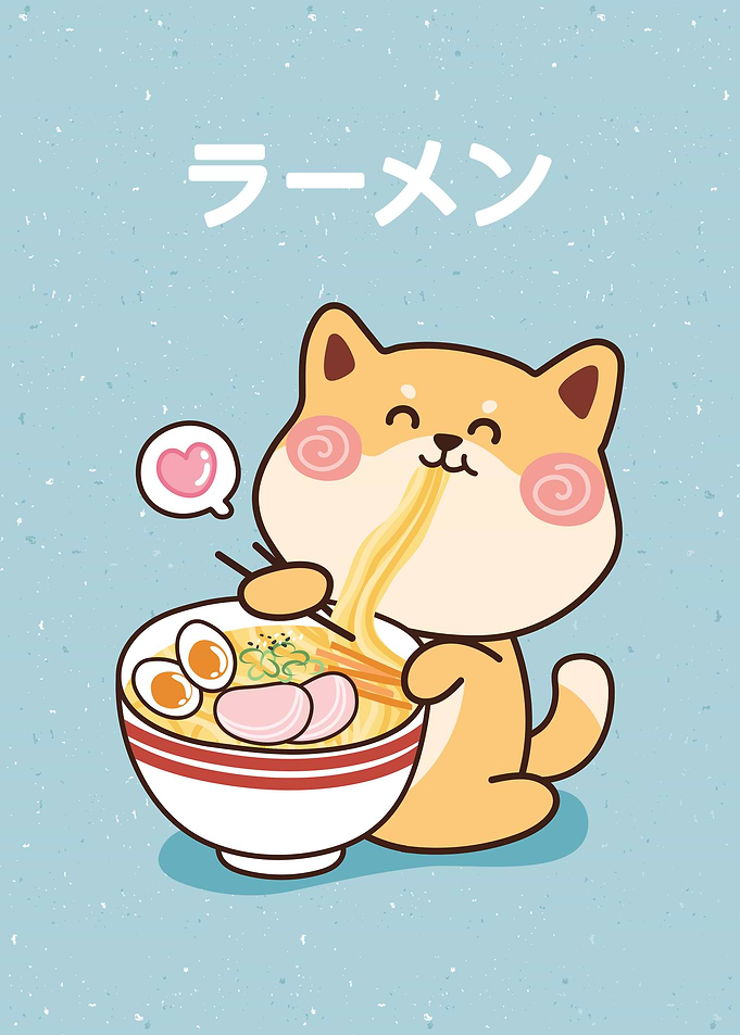 Kawaii Ramen Puppy