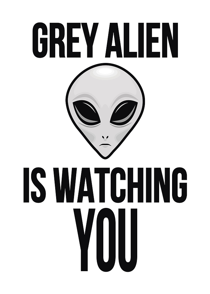 Grey alien