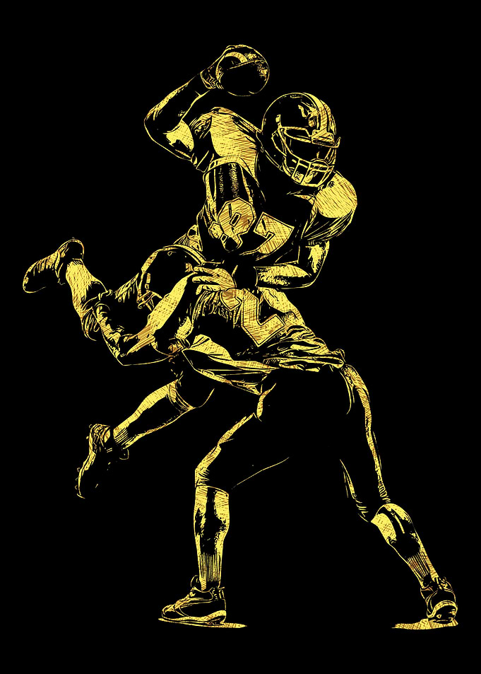 Footbal Players Gridiron