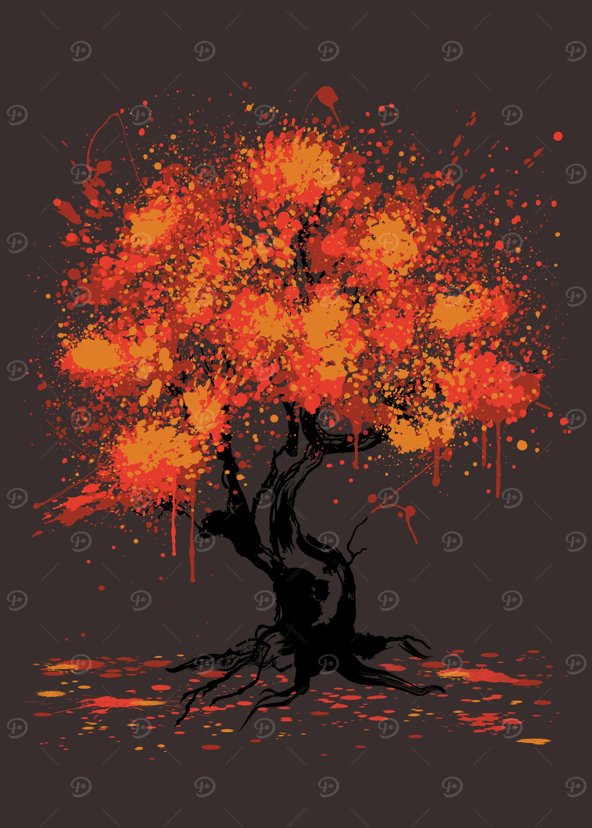 Autumn Tree Painting
