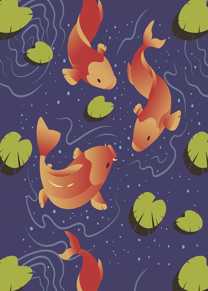 Koi Pond Asia