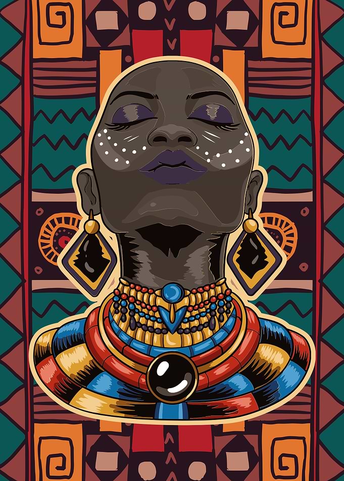 African Tribal Woman