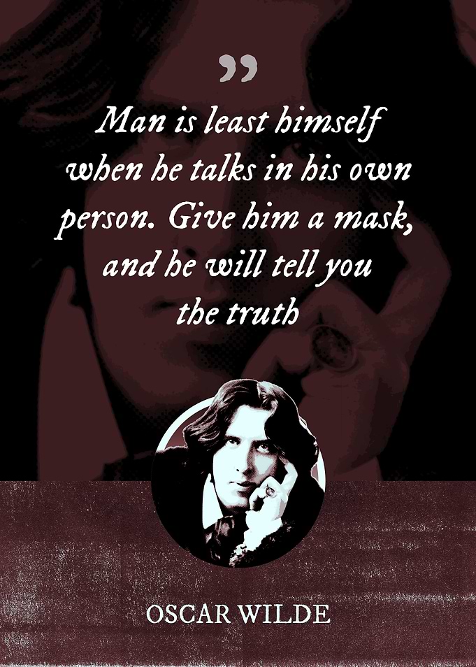 Man is least himself when