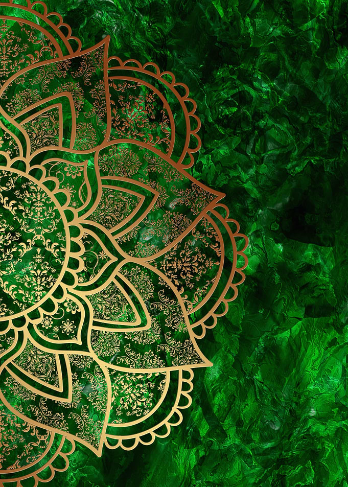 Mandala emerald