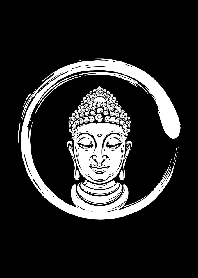 Zen Circle Buddha