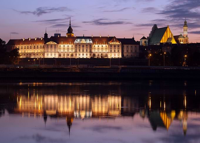 Warsaw Twilight River View