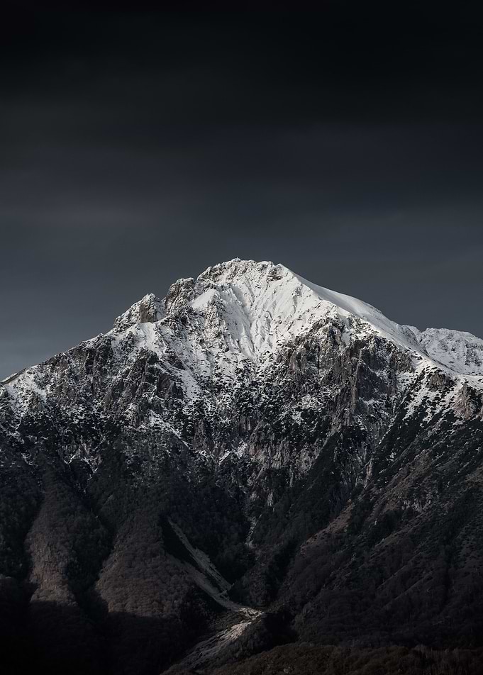 Snowy Mountain Nature