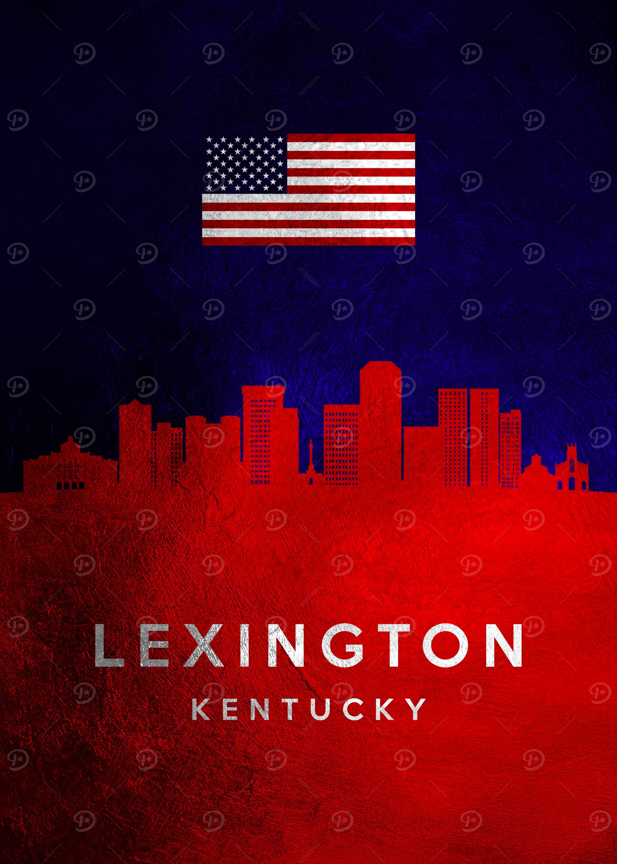 Lexington Kentucky Skyline